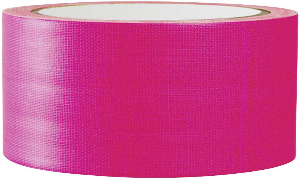 TOOLCRAFT 80FL5025PC 80FL5025PC Gewebeklebeband 80FL5025PC Neonpink (L x B) 25m x 50mm 1St.