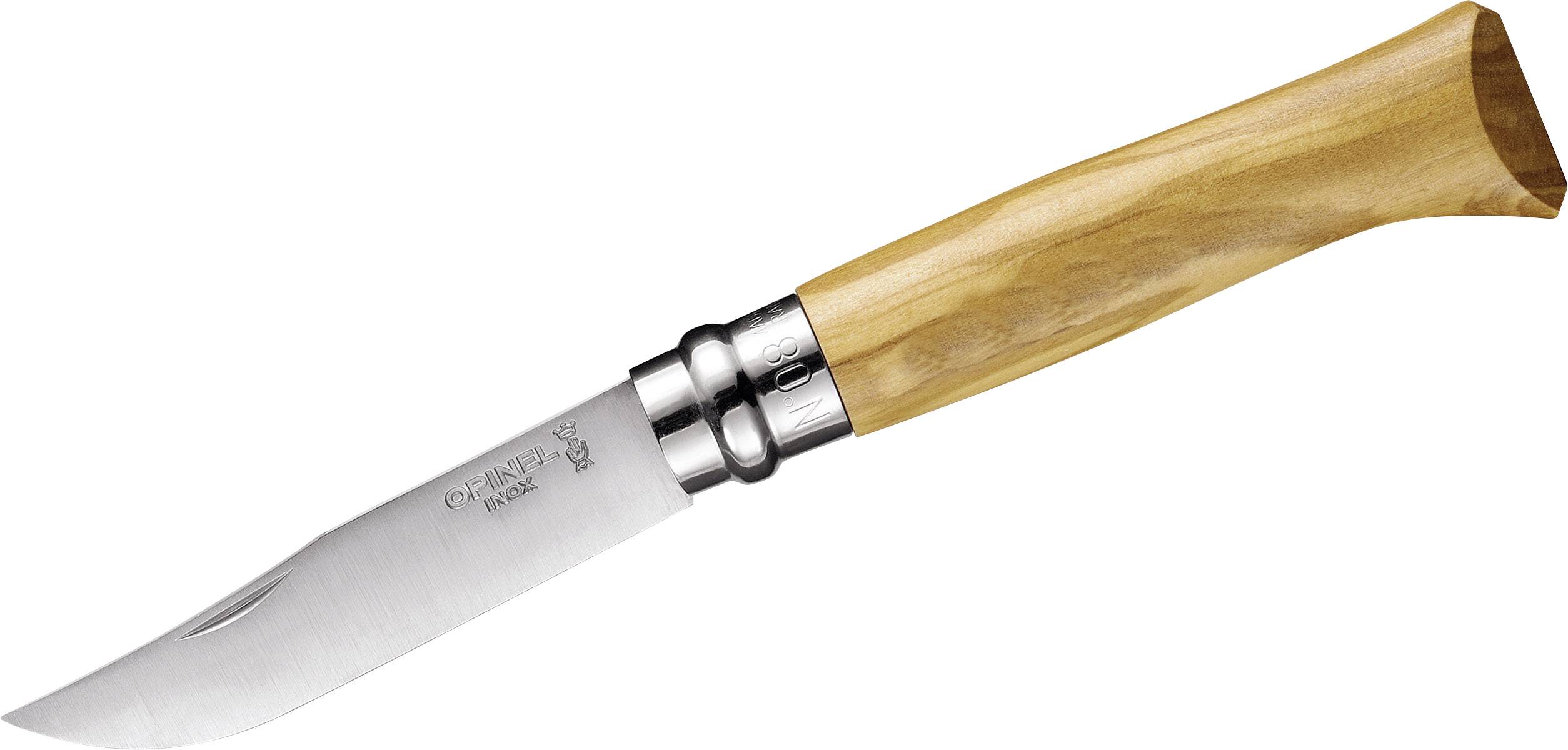 Opinel No 08 Olive Taschenmesser in Holzbox