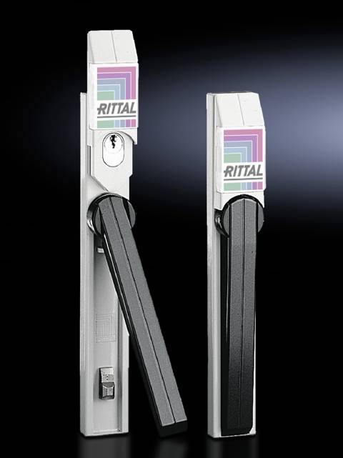 Rittal SZ 2456.500 Verschlusssystem Sicherheitsschließung Druckguss Lichtgrau (RAL 7035) 1 St.