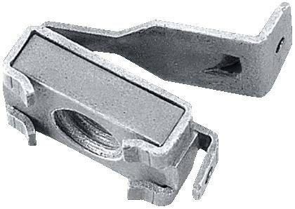 Rittal TS 4166.000 Käfigmutter Stahl Silber-Grau 50 St.