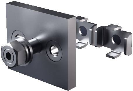 Rittal SV 9676.710 Anschlussplatte mit Bolzen 1 St.