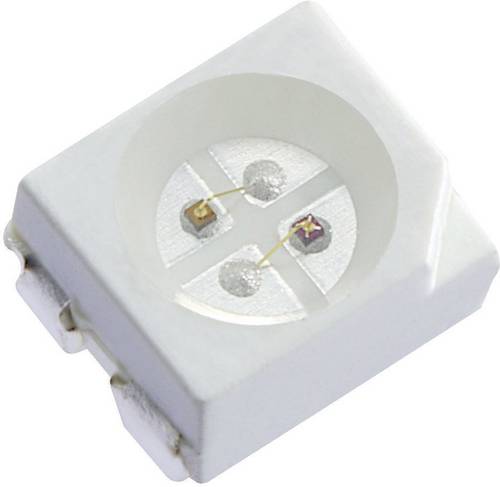 Kingbright KAA-3528RGBS-11 SMD-LED mehrfarbig PLCC4 Rot, Grün, Blau 220 mcd, 500 mcd, 100 mcd 120 °