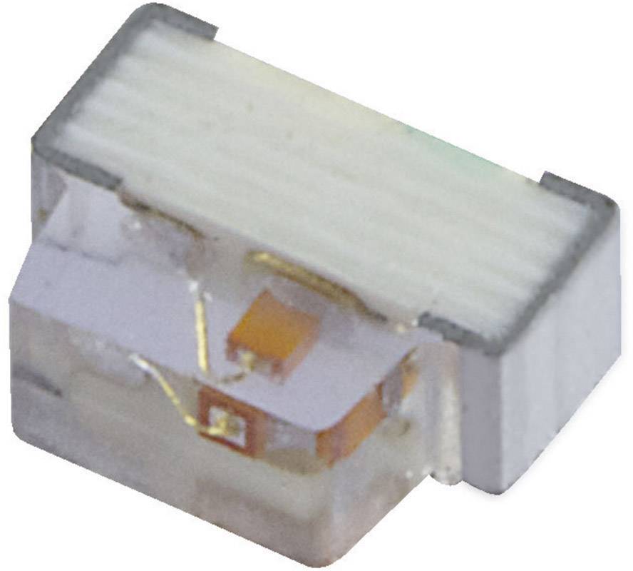 Ein transparenter elektrischer Steckverbinder für Kabel, rechteckig mit metallischen Kontakten im Inneren und einer weißen Oberseite.