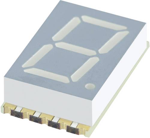 Kingbright 7-Segment-Anzeige Blau 10.16mm 3.05V Ziffernanzahl: 1 KCSC04-136