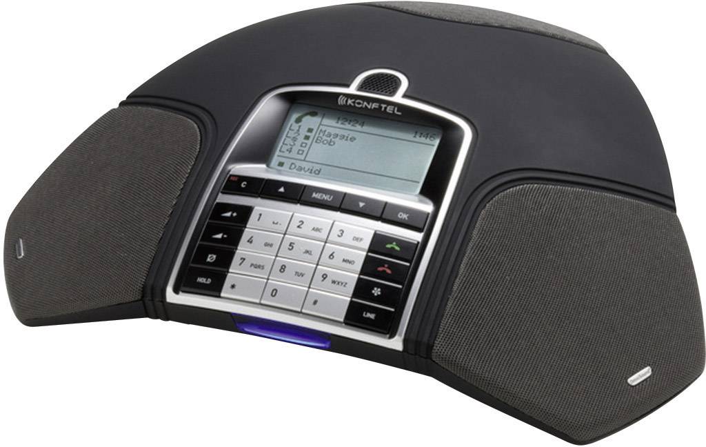 Konftel 300IP Konferenztelefon VoIP Schwarz, Silber