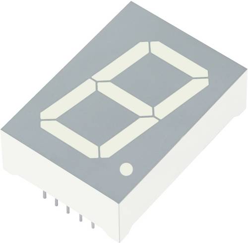 Kingbright 7-Segment-Anzeige Rot 25.4 mm 3.7 V Ziffernanzahl: 1 SA10-21SURKWA