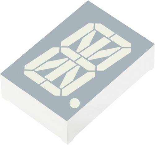 Kingbright Alphanumerische Segment-Anzeige Rot 30.48mm 3.7V Ziffernanzahl: 1 PSA12-11SURKWA