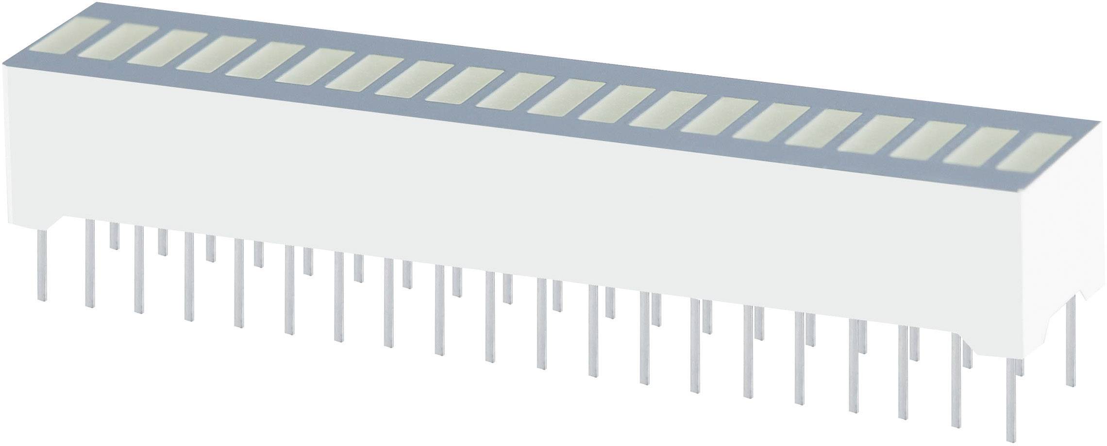 Kingbright DC-20/20SYKWA LED-Bargraph Gelb (B x H x T) 50.7 x 10.16 x 8mm