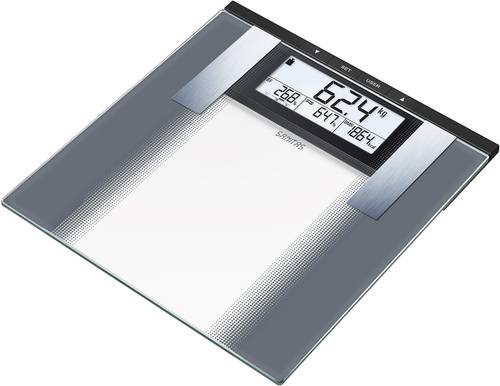 Sanitas SBG 21 Körperanalysewaage Wägebereich (max.)=180kg Grau, Glas