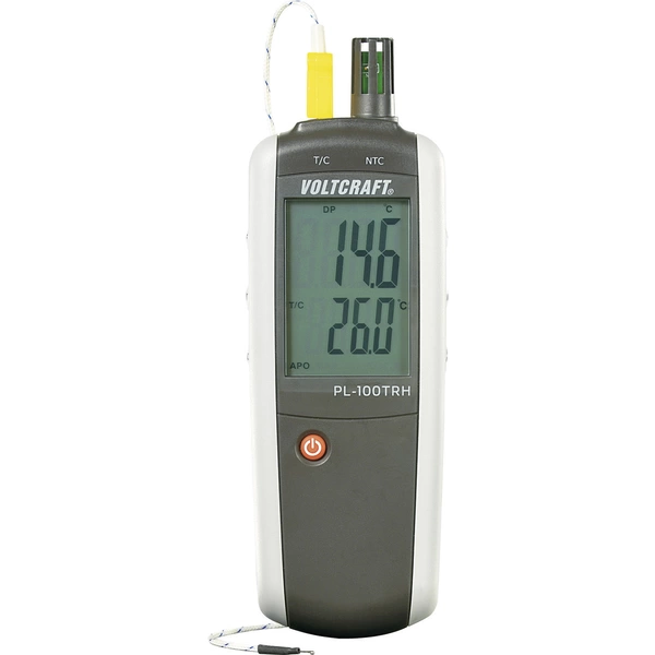 VOLTCRAFT Luftfeuchtemessgerät (Hygrometer) PL-100TRH 0% rF 100% rF -200°C +1372°C kalibriert: Werksstandard (ohne Zertifikat) VOLTCRAFT Luftfeuchtemessgerät (Hygrometer) PL-100TRH 0% rF 100% rF -200°C +1372°C kalibriert: Werksstandard (ohne Zertifikat)