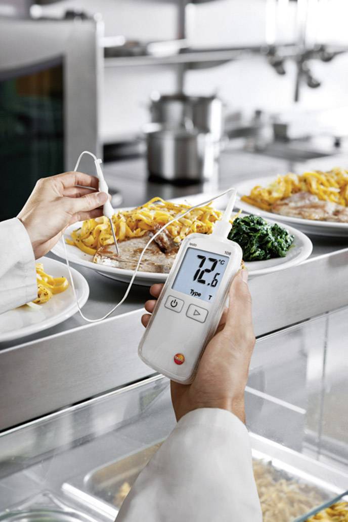 Testo 108 Temperatur-Messgerät -50 - +300°C Fühler-Typ T, K