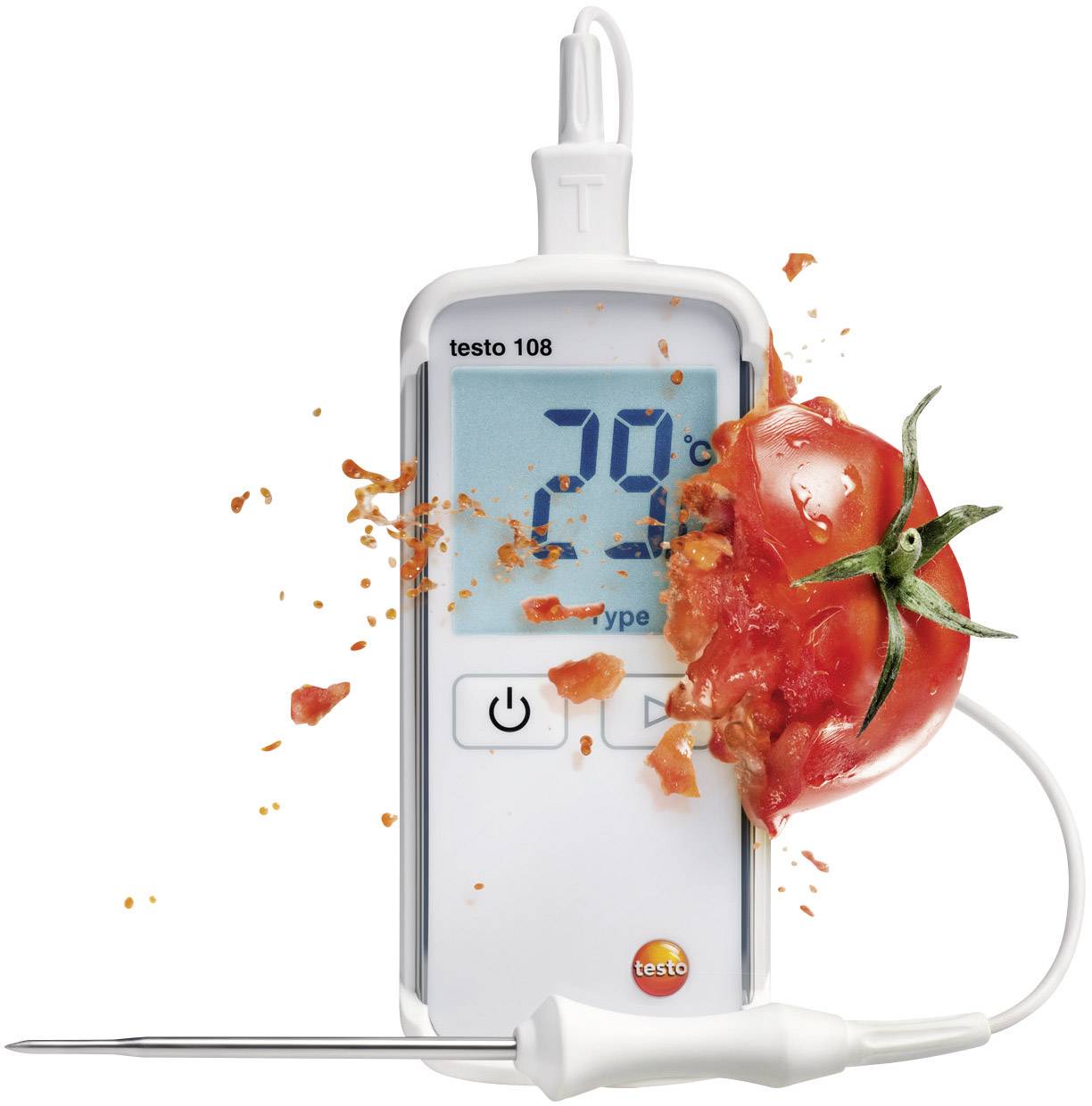Testo 108 Temperatur-Messgerät -50 - +300°C Fühler-Typ T, K