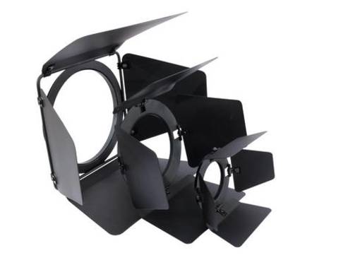 Flügelbegrenzer Schwarz Passend für (Bühnentechnik)PAR-38 Schwarz