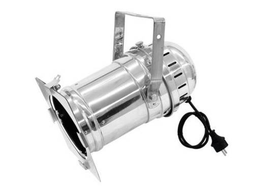 Eurolite PAR-56 Long mit Stecker silber Halogen-PAR-Scheinwerfer Silber