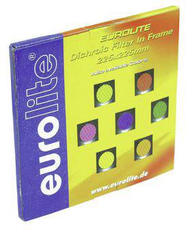 Eurolite Dichroitischer Farbfilter Silber-Blau Passend für (Bühnentechnik)PAR-56 Silber-Blau