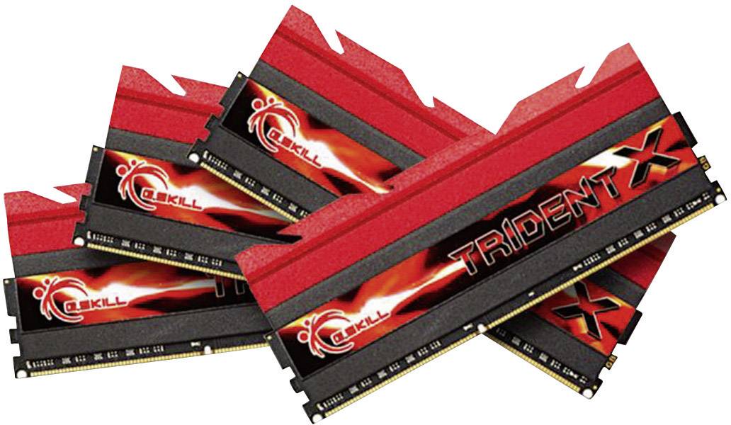 G.Skill F3-2400C10Q-32GTX PC-Arbeitsspeicher Kit 32 GB 4 x 8 GB 2400 MHz 240pin DIMM CL10 12-12-31 F3-2400C10Q-32GTX
