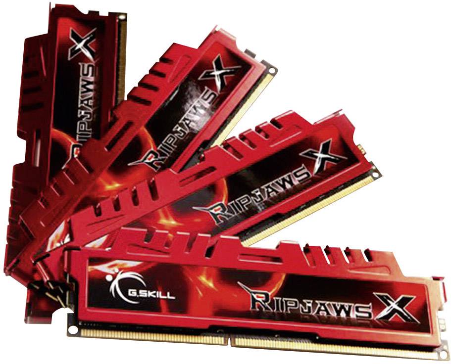 G.Skill RipjawsX PC-Arbeitsspeicher Kit 32 GB 4 x 8 GB 1600 MHz 240pin DIMM CL10 10-10-30 F3-12800CL10Q-32GBXL