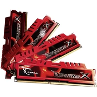 G.Skill RipjawsX PC-Arbeitsspeicher Kit 32 GB 4 x 8 GB 1600 MHz 240pin DIMM CL10 10-10-30 F3-12800CL10Q-32GBXL G.Skill RipjawsX PC-Arbeitsspeicher Kit 32 GB 4 x 8 GB 1600 MHz 240pin DIMM CL10 10-10-30 F3-12800CL10Q-32GBXL