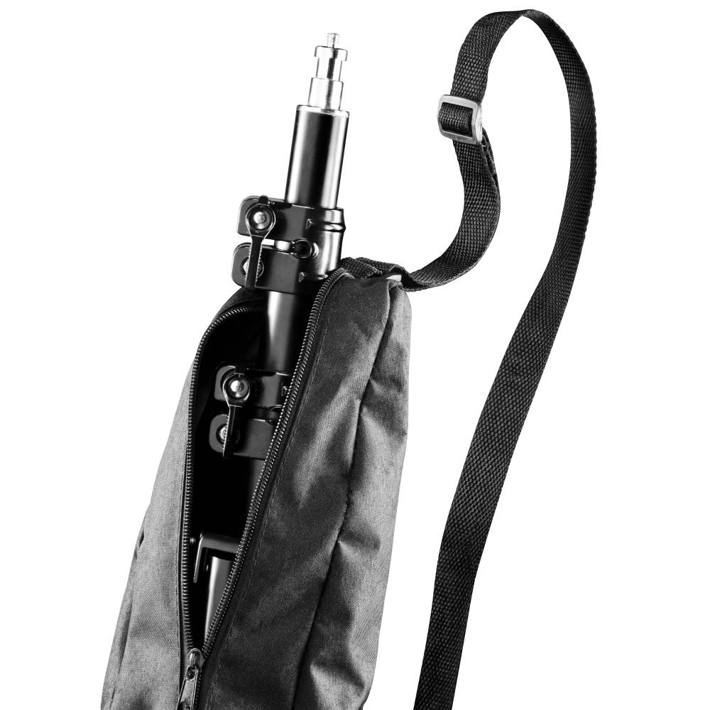 Walimex Pro 12138 Lampenstativ Arbeitshöhe 98 - 256 cm inkl. Tasche