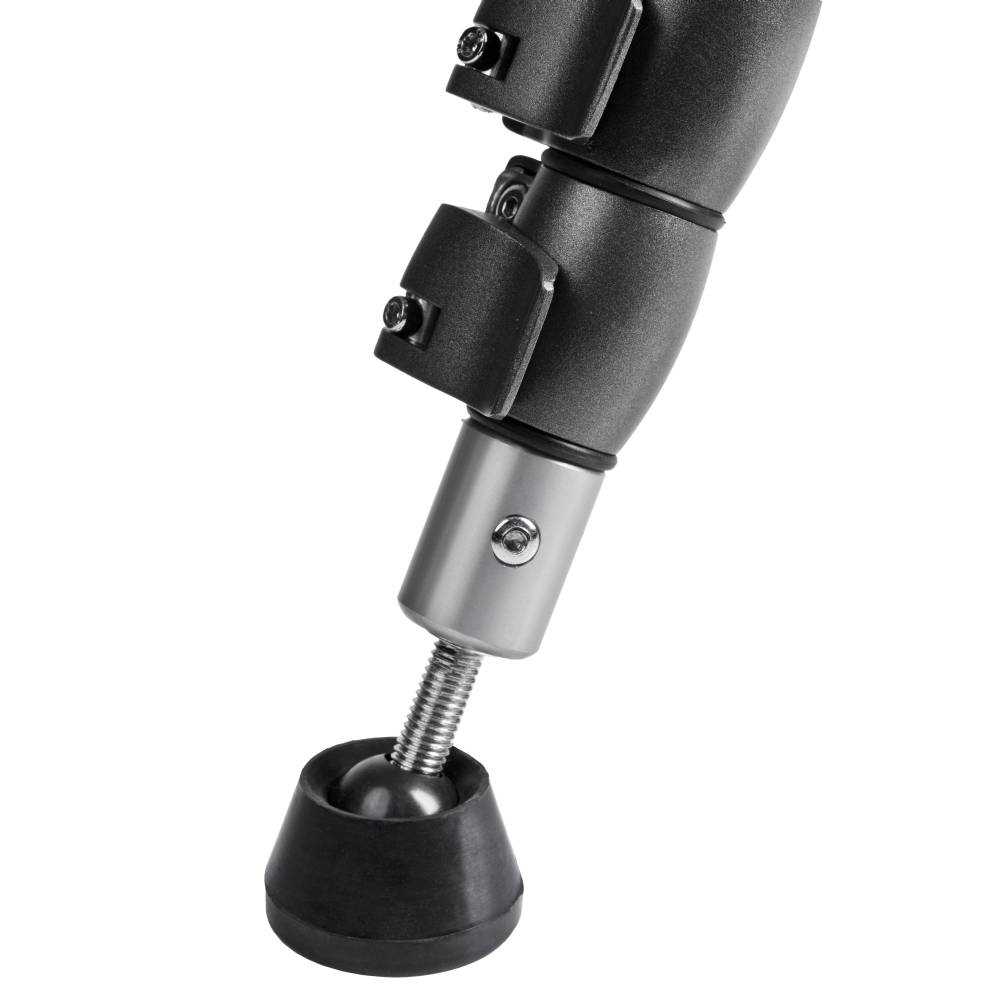 Walimex WAL-6702 Dreibeinstativ 1/4 Zoll, 3/8 Zoll Arbeitshöhe=60 - 156 cm Silber inkl. Tasche