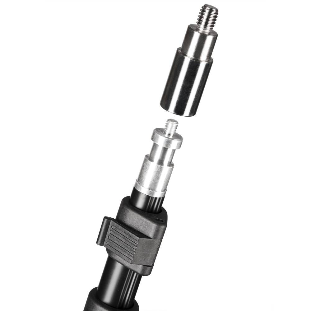 Walimex Pro 12525 Lampenstativ Arbeitshöhe 71 - 200 cm inkl. Tasche