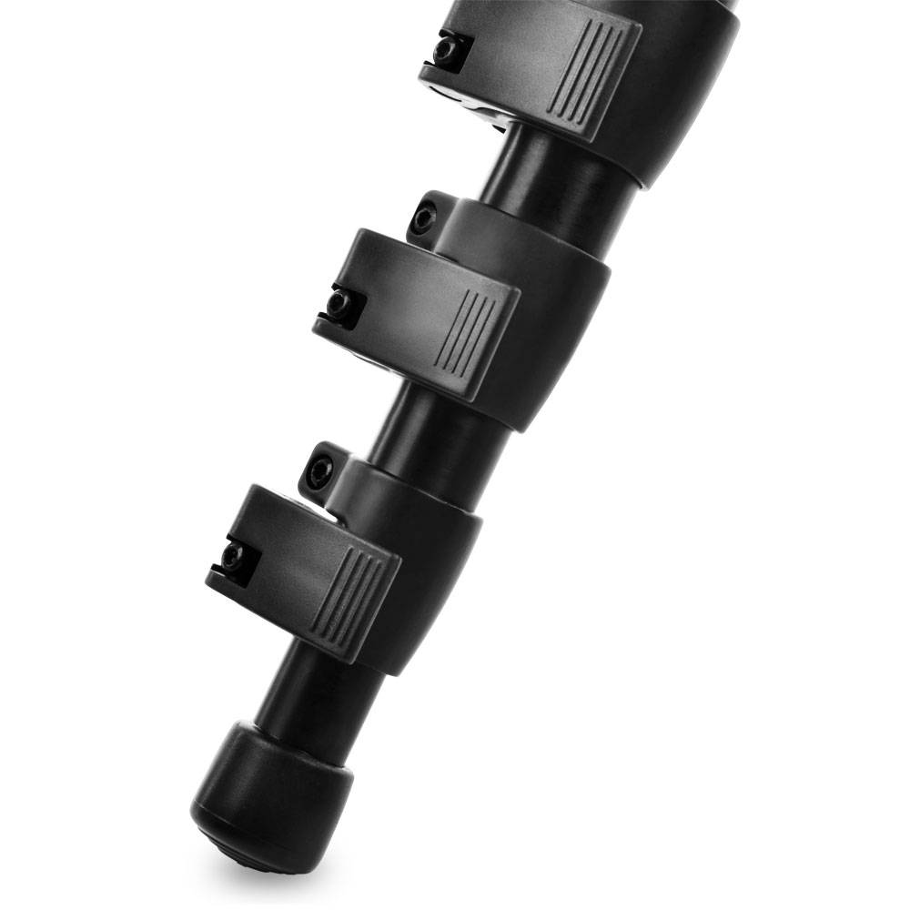 Walimex FT-665T Dreibeinstativ 1/4 Zoll Arbeitshöhe=38 - 185 cm Schwarz inkl. Tasche