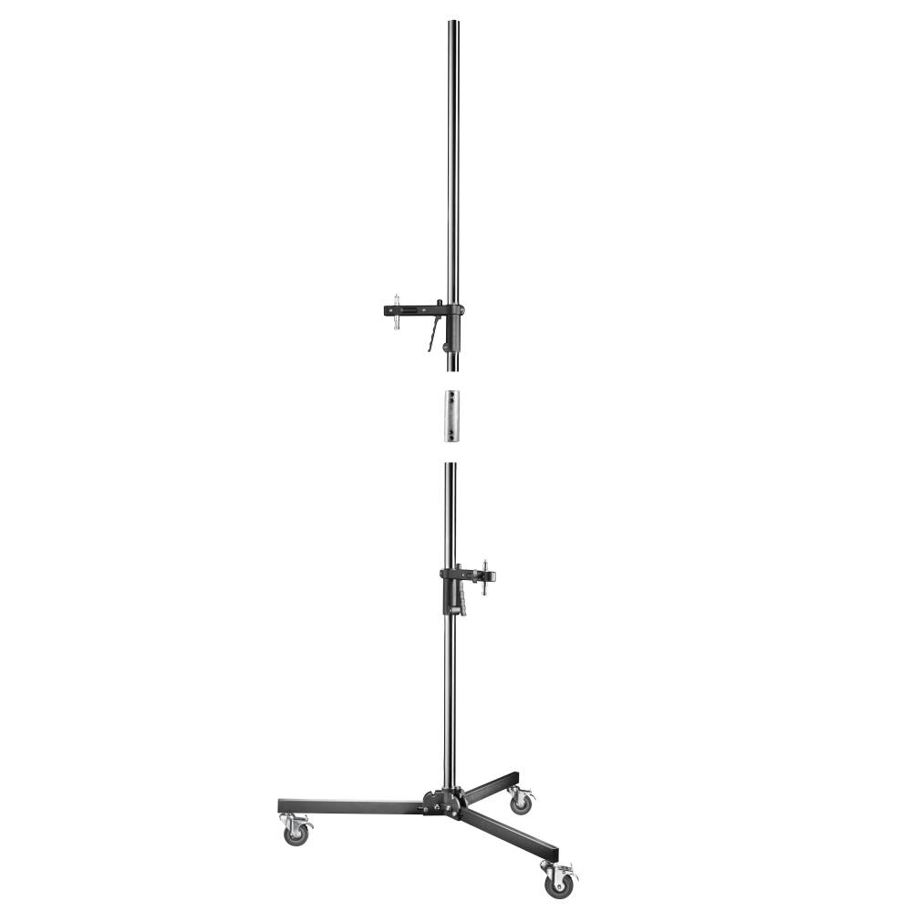 Walimex Pro 15803 Rollstativ Arbeitshöhe 223 cm (max)