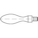 TOOLCRAFT Ballengriff Stahl 105328 10 St. (Ø) 32 mm