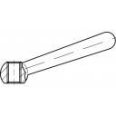 TOOLCRAFT Kegelgriff Stahl 105336 1 St. (Ø) 160 mm
