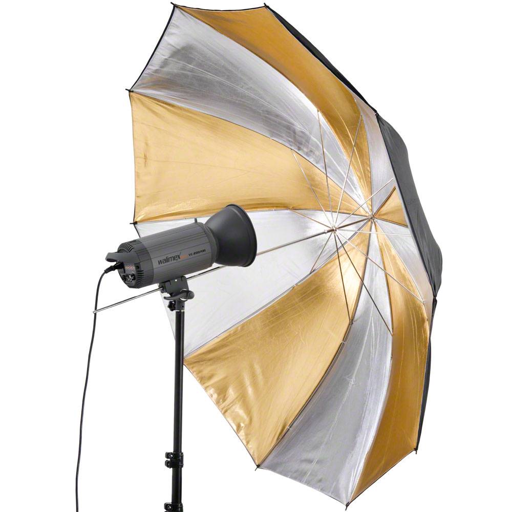 Walimex Pro Dual gold/silber 17673 Reflexschirm (Ø) 150cm 1St.