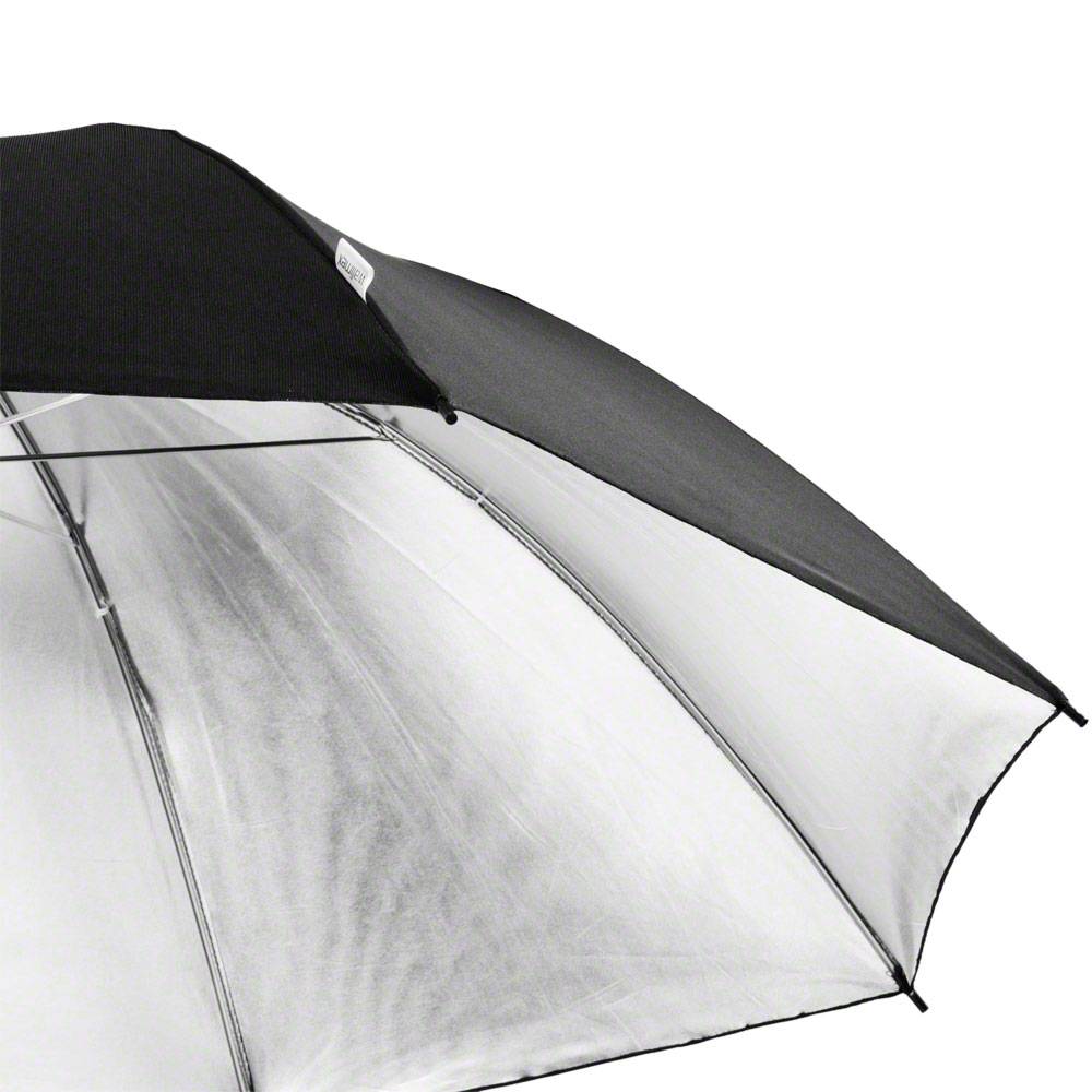 Walimex Pro Reflexschirm schwarz/silber, 109cm 17675 Reflexschirm 1St.