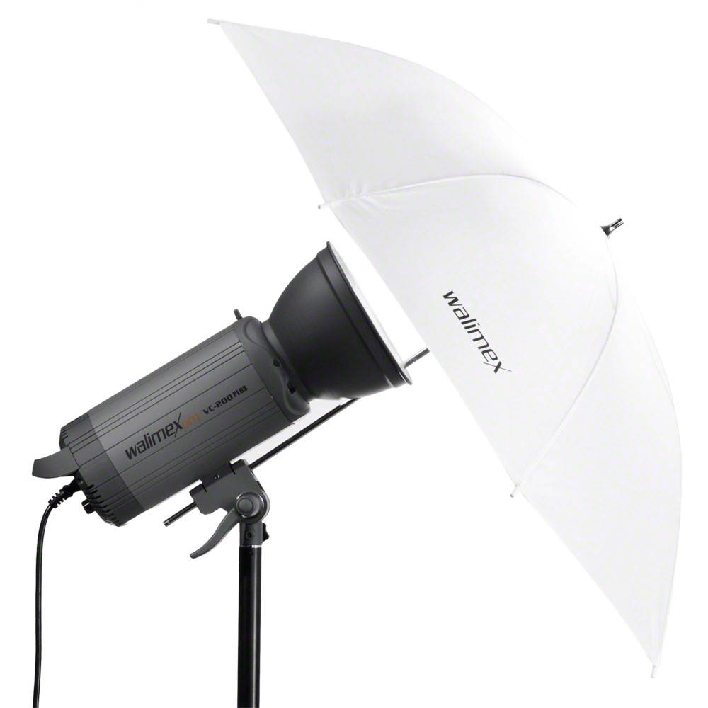 Walimex Pro weiß 17678 Durchlichtschirm (Ø) 84cm 1St.