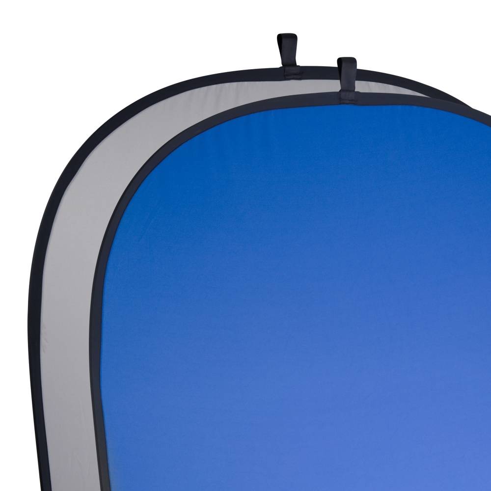 Walimex Falthintergrund (L x B) 210 cm x 180 cm Grau, Blau