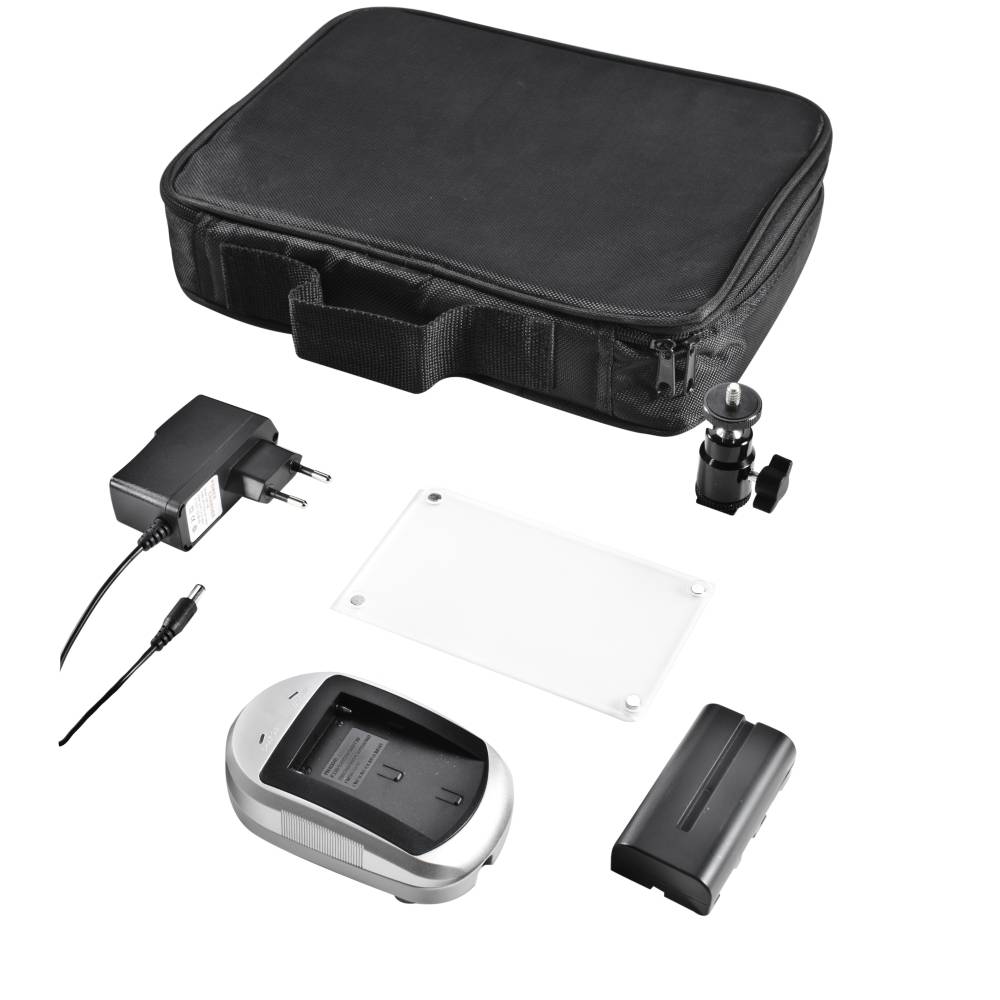 Walimex Pro 17770 LED Videoleuchte Anzahl LEDs=209 Bi-Color