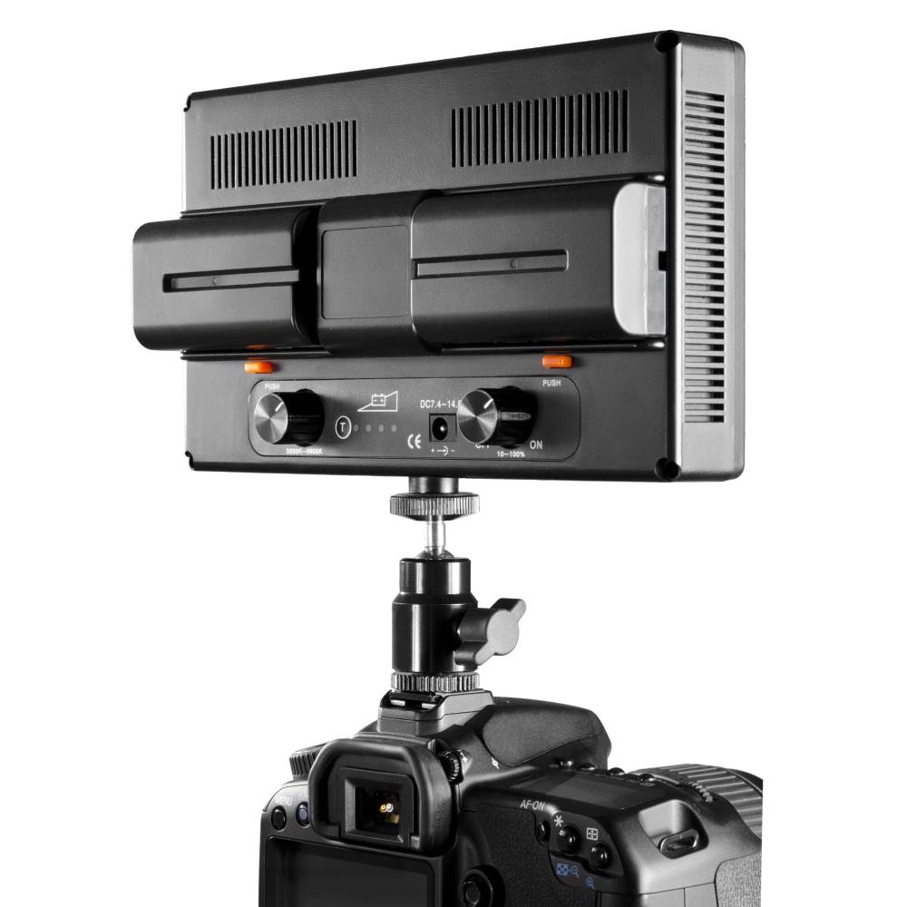 Walimex Pro 17813 LED Videoleuchte Anzahl LEDs=312 Bi-Color