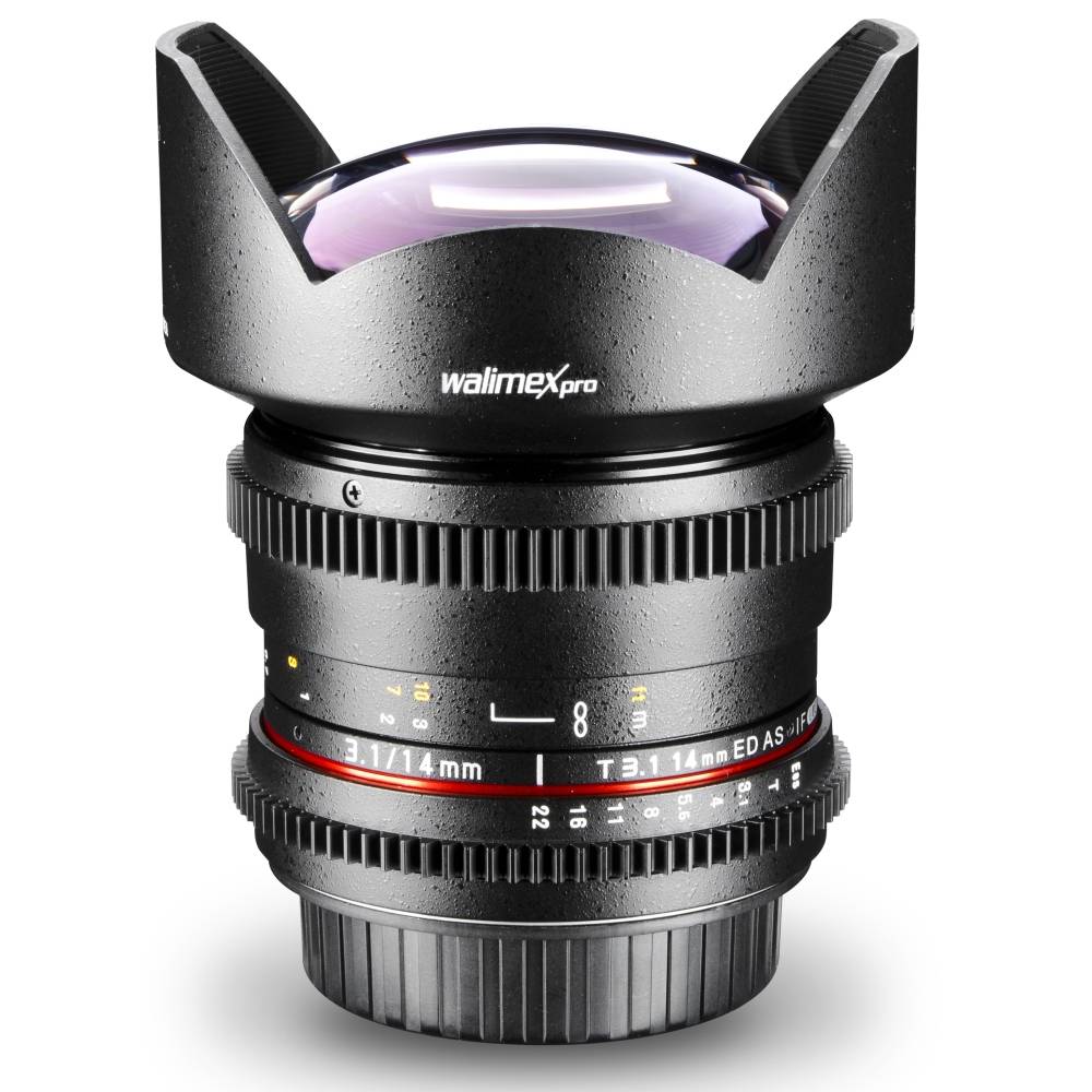 Walimex Pro 14/3,1 VDSLR 18818 Weitwinkel-Objektiv f/1 - 3.1 14 mm