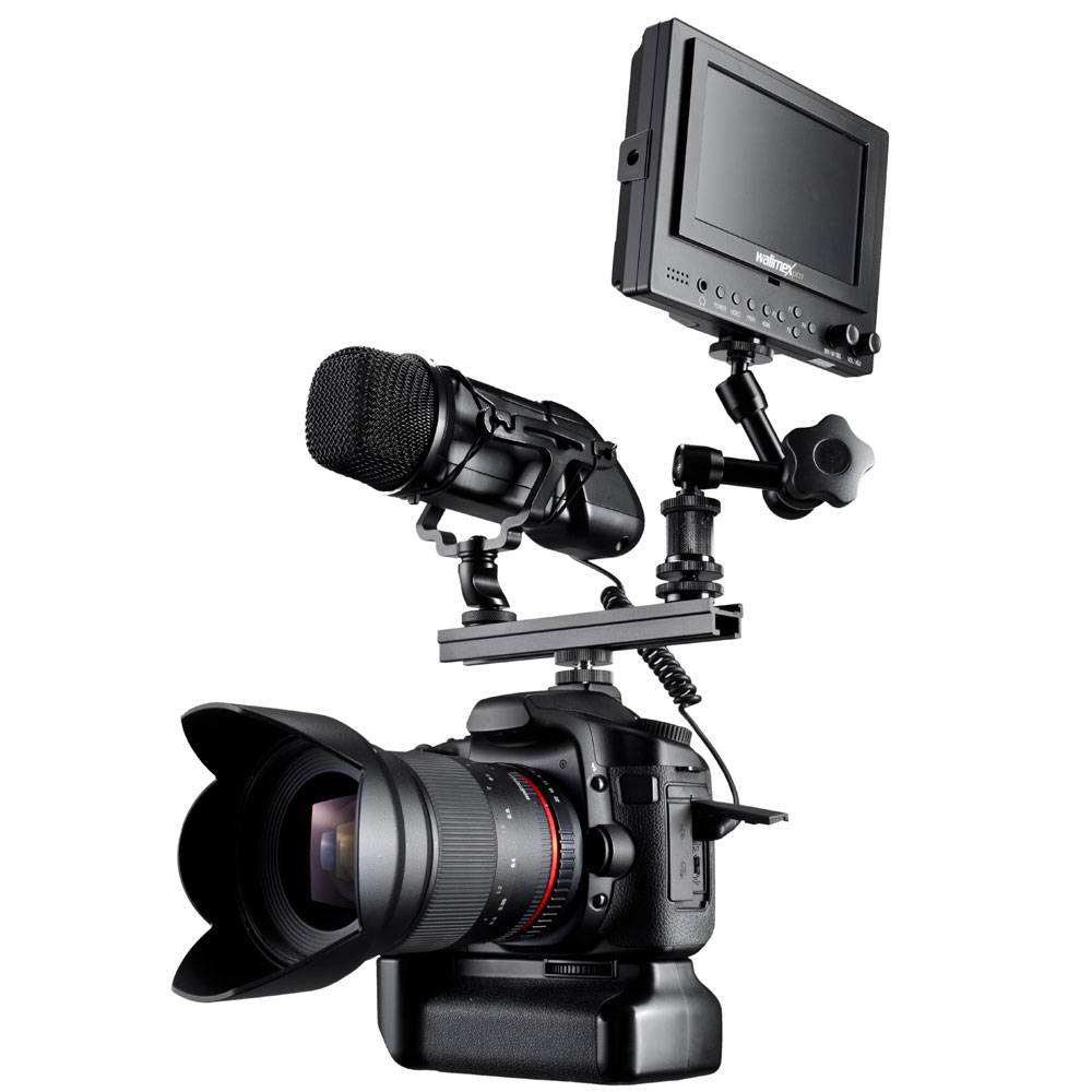 Walimex Blitzschuh Verlängerungsschiene Außengewinde=1/4"