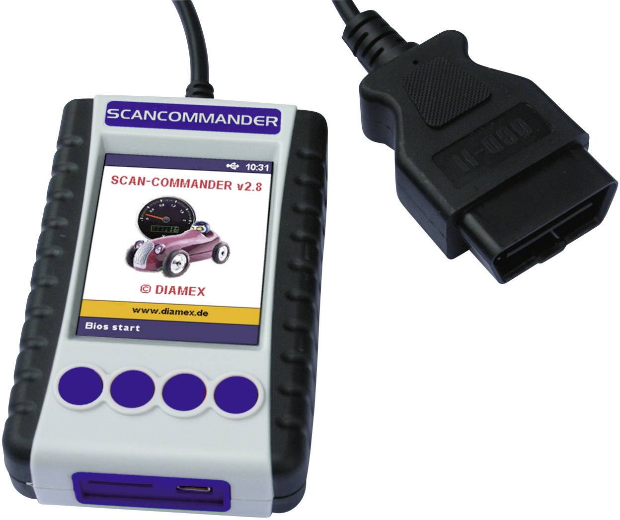 Diamex OBD II Diagnosetool ScanCommander 7207