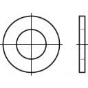 TOOLCRAFT Unterlegscheibe 39mm 66mm Stahl 100 St. 105551