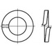 TOOLCRAFT 105663 Federringe Innen-Durchmesser: 3.1mm DIN 127 Federstahl galvanisch verzinkt 100St.