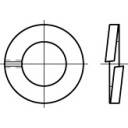 TOOLCRAFT 105633 Federring Innen-Durchmesser: 10.2mm DIN 127 Federstahl 100St.