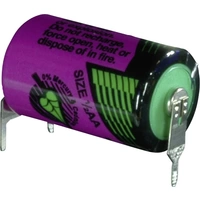 Tadiran Batteries SL 750 PT Spezial-Batterie 1/2 AA U-Lötpins Lithium 3.6V 1100 mAh 1St. Tadiran Batteries SL 750 PT Spezial-Batterie 1/2 AA U-Lötpins Lithium 3.6V 1100 mAh 1St.