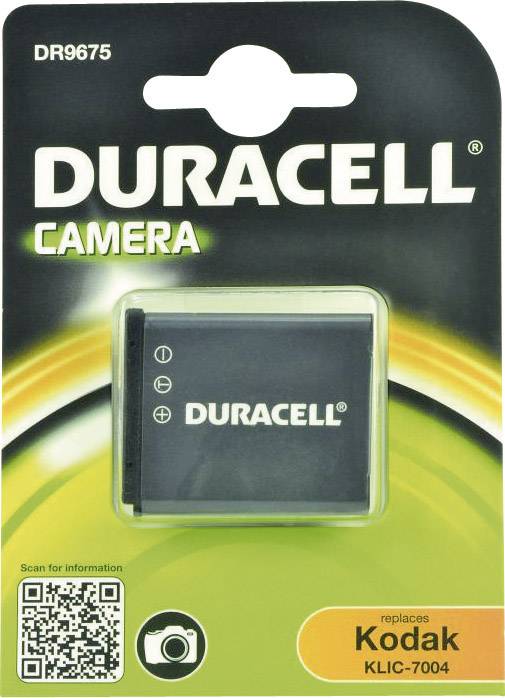 Duracell KLIC-7004 Kamera-Akku ersetzt Original-Akku (Kamera) NP-50, KLIC-7004 3.7V 770 mAh