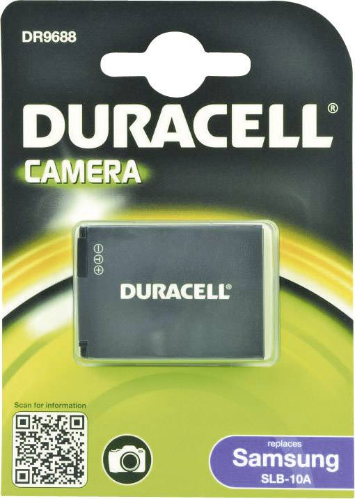 Duracell SLB-10A Kamera-Akku ersetzt Original-Akku (Kamera) SLB-10A 3.7V 750 mAh