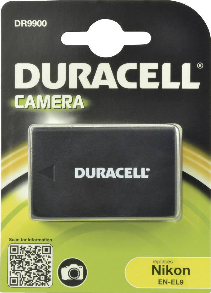 Duracell EN-EL9 Kamera-Akku ersetzt Original-Akku (Kamera) EN-EL9 7.4 V 1050 mAh