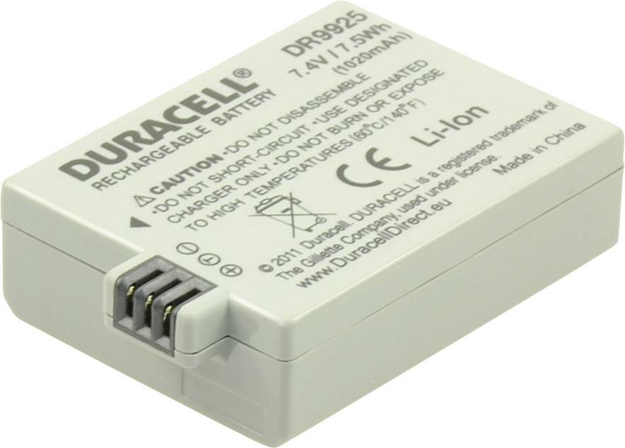 Duracell LP-E5 Kamera-Akku ersetzt Original-Akku (Kamera) LP-E5 7.4V 1020 mAh