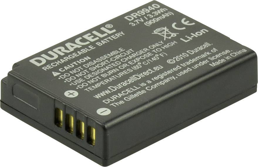 Duracell DMW-BCG10 Kamera-Akku ersetzt Original-Akku (Kamera) DMW-BCG10 3.7 V 850 mAh