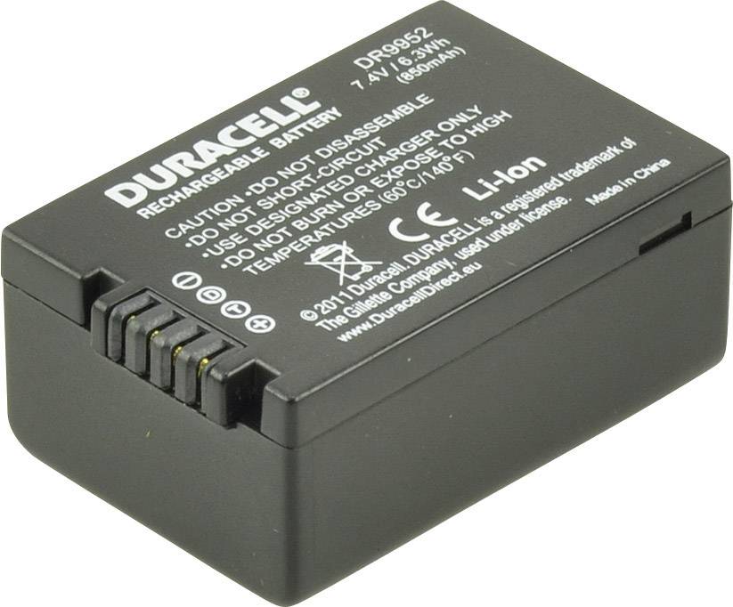 Duracell DMW-BMB9E Kamera-Akku ersetzt Original-Akku (Kamera) DMW-BMB9E 7.4 V 850 mAh