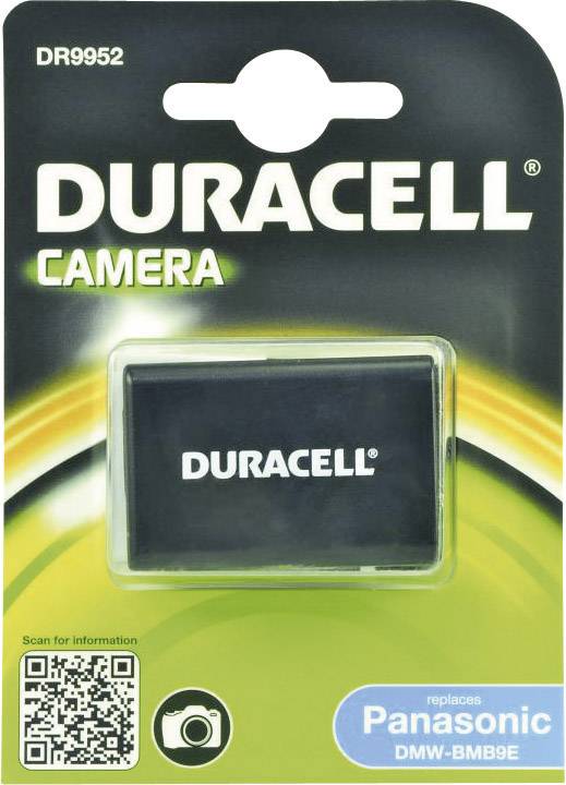 Duracell DMW-BMB9E Kamera-Akku ersetzt Original-Akku (Kamera) DMW-BMB9E 7.4 V 850 mAh