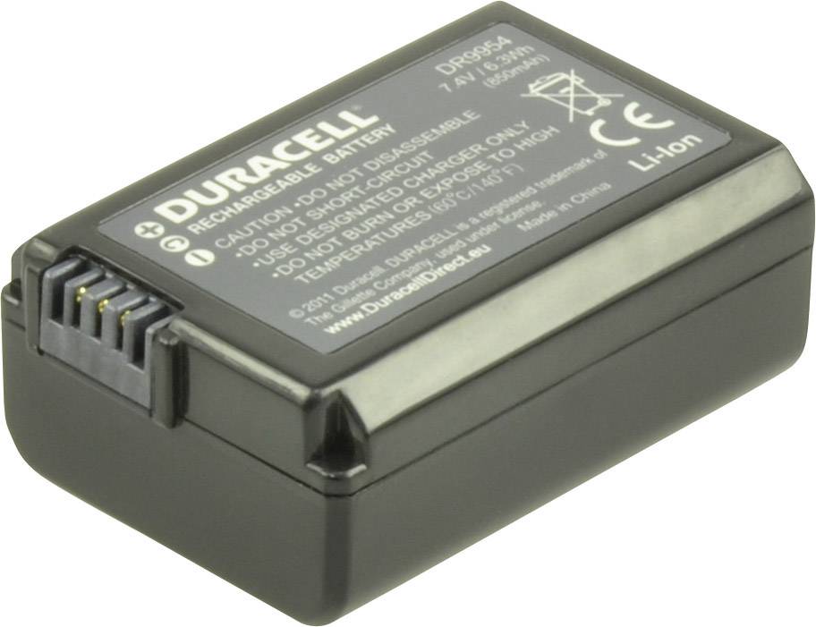 Duracell NP-FW50 Kamera-Akku ersetzt Original-Akku (Kamera) NP-FW50 7.4 V 900 mAh